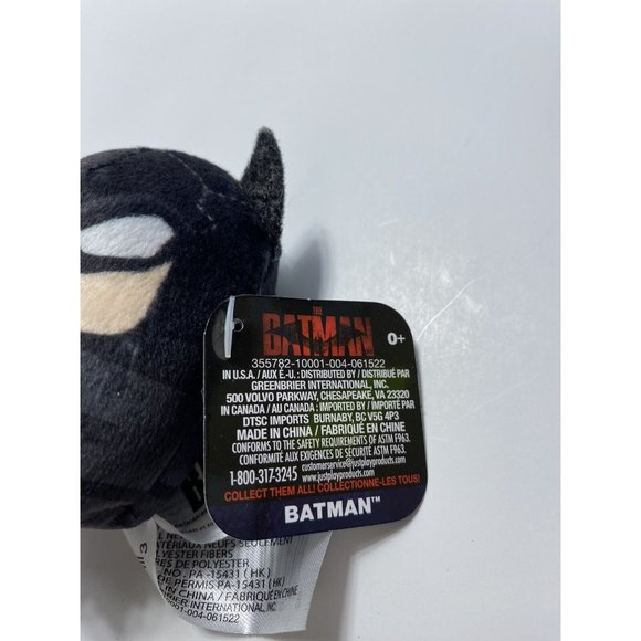 DC Comics "The Batman" Mini Plush Set of 2: Batman & Selina Kyle(Catwoman), NWT, - Picture 6 of 7